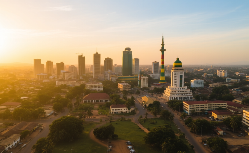 Accra, Ghana skyline