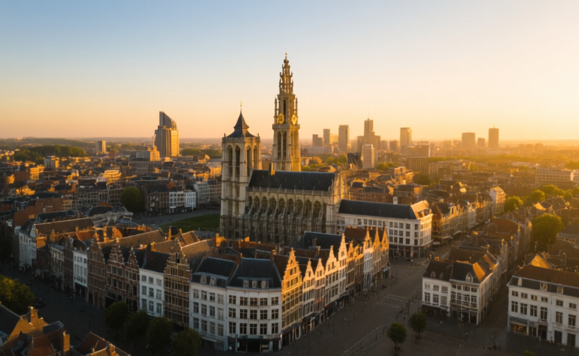 Antwerp, Belgium skyline