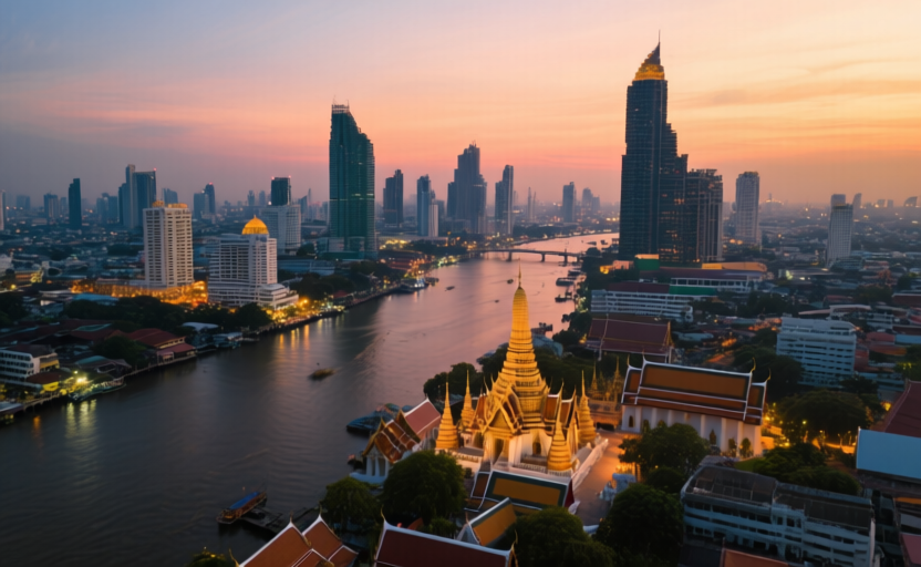 Bangkok, Thailand skyline