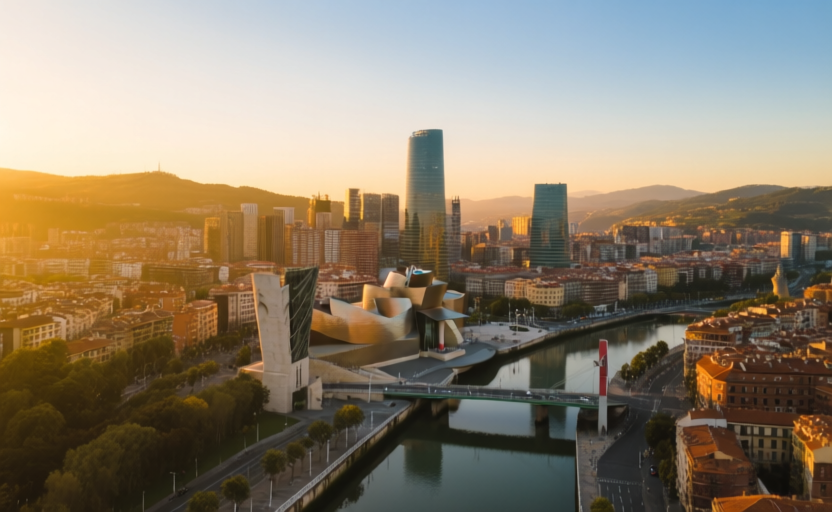 Bilbao, Spain skyline