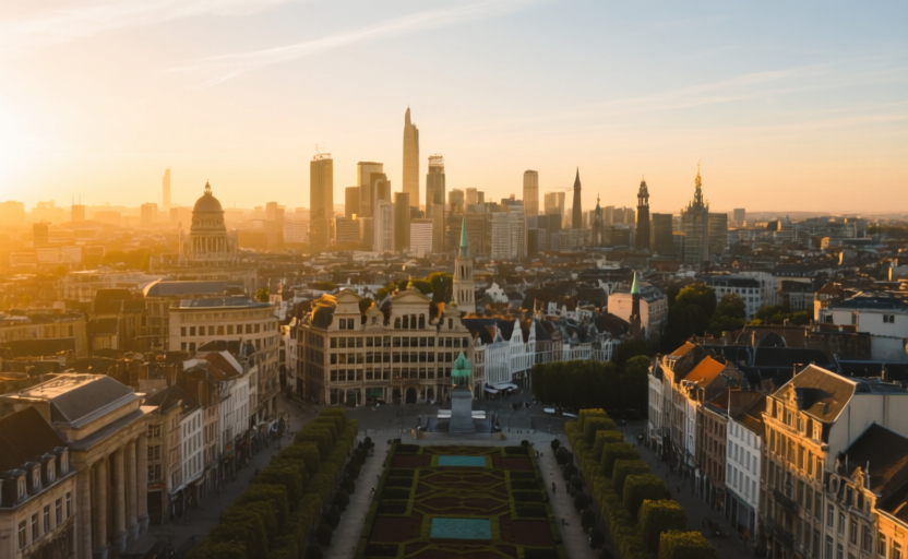 Brussels, Belgium skyline