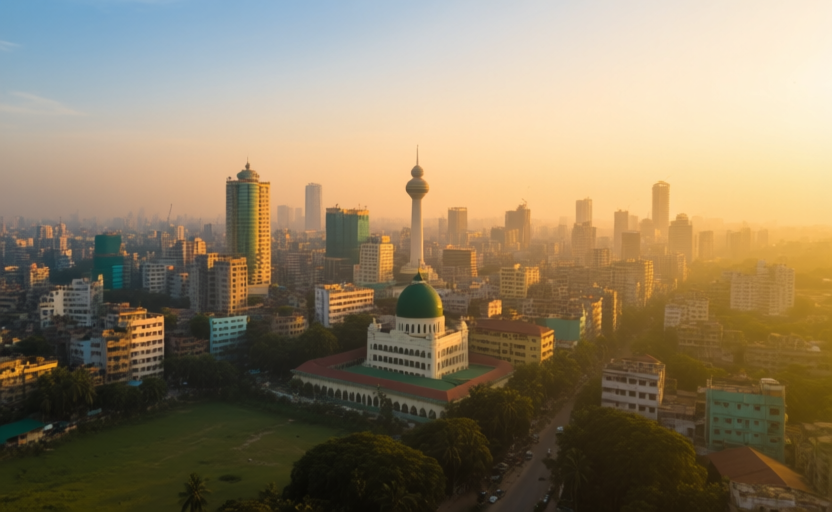 Dhaka, Bangladesh skyline
