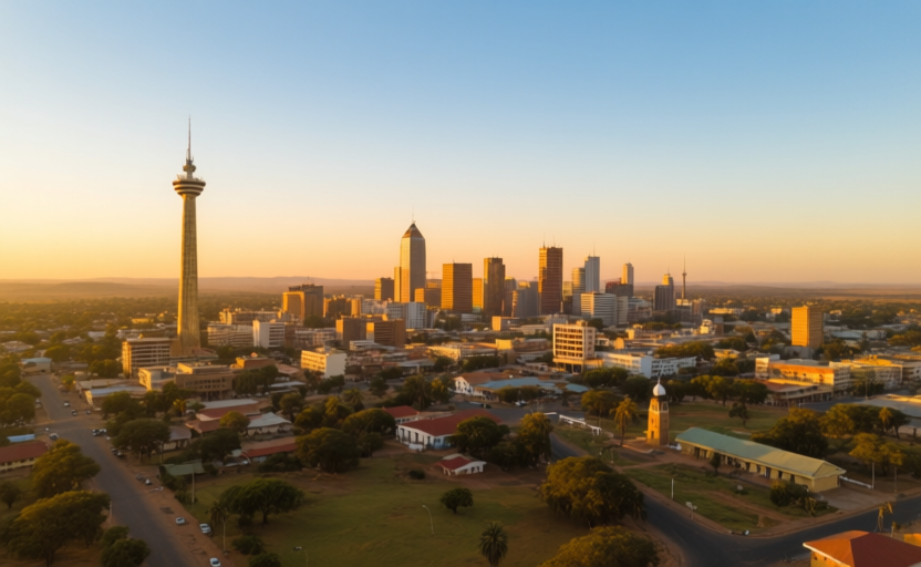 Gaborone, Botswana skyline