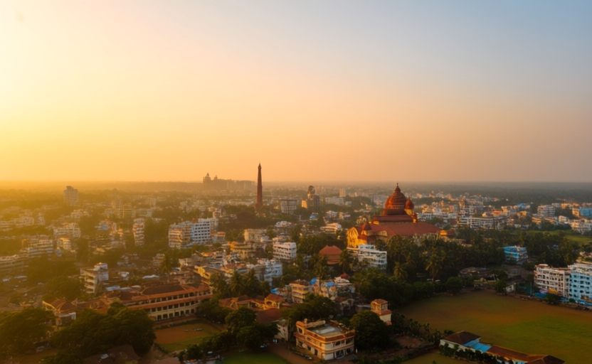 Goa, India skyline