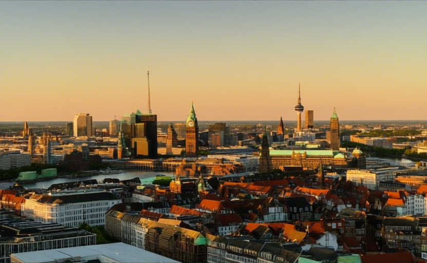 Hamburg, Germany skyline
