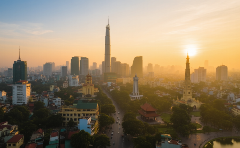 Hanoi, Vietnam skyline
