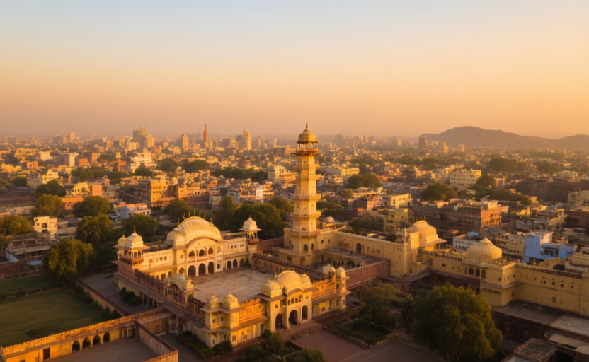 Jaipur, India skyline