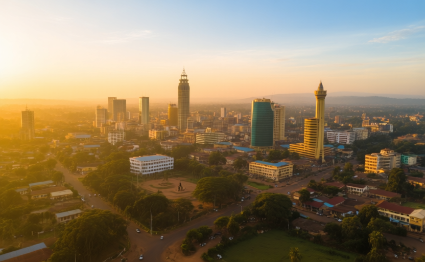 Kampala, Uganda skyline