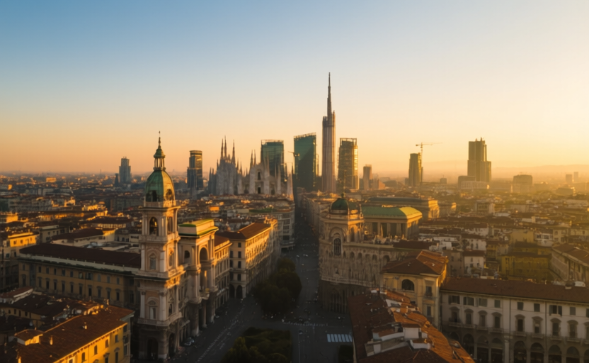 Milan, Italy skyline
