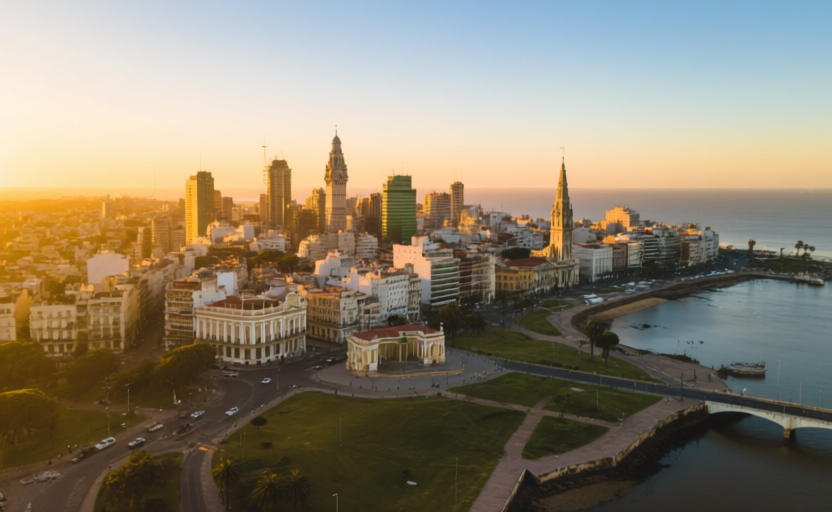 Montevideo, Uruguay skyline