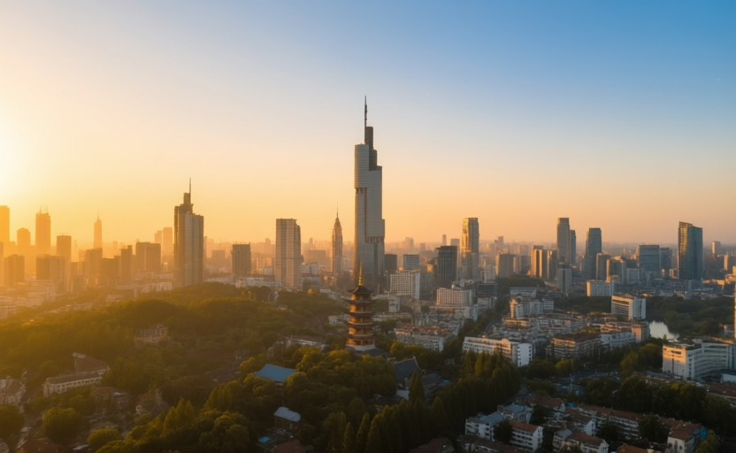Nanjing, China skyline