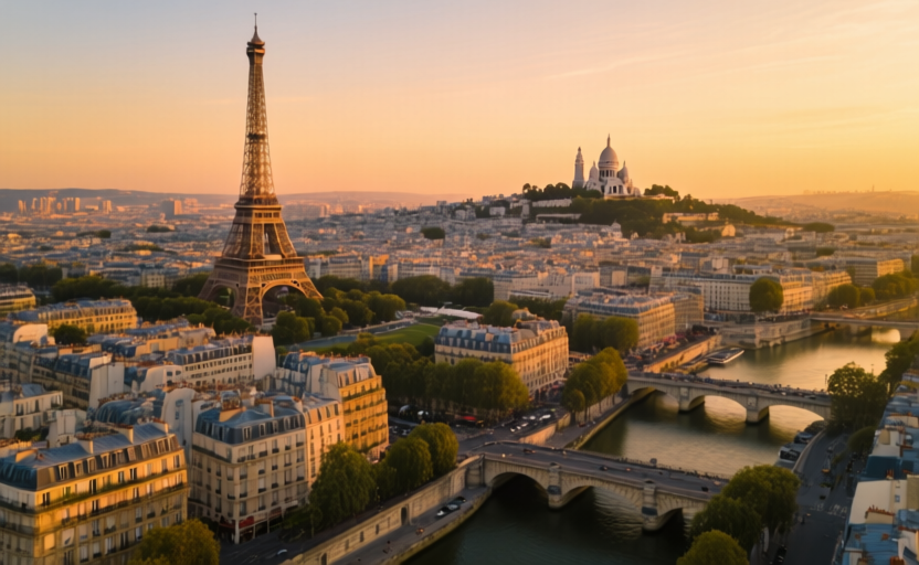 Paris, France skyline