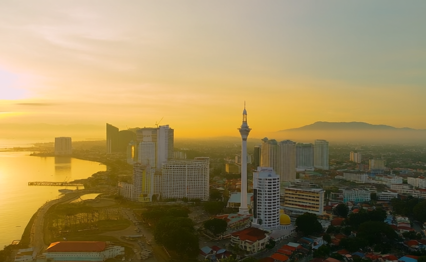 Penang, Malaysia skyline