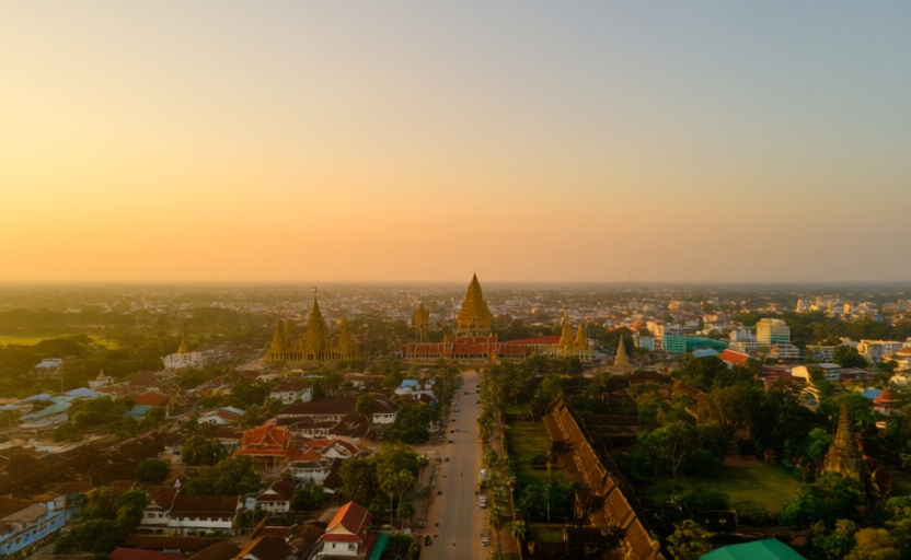 Siem Reap, Cambodia skyline