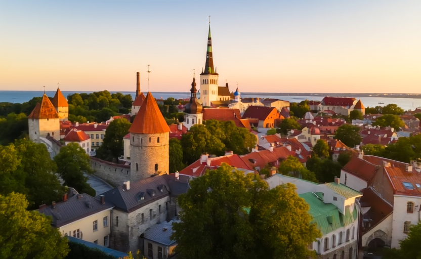 Tallinn, Estonia skyline
