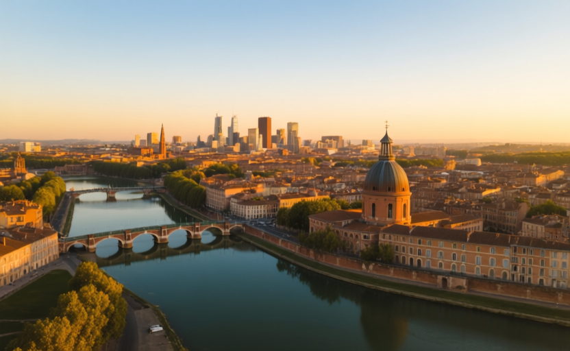 Toulouse, France skyline