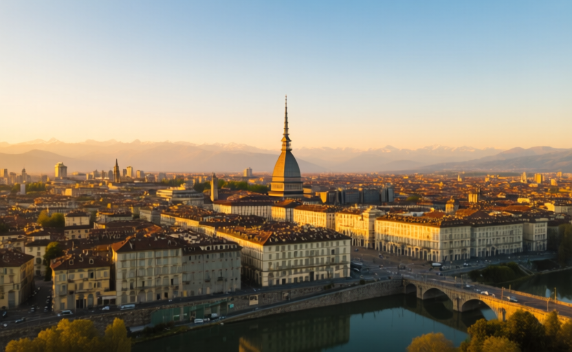 Turin, Italy skyline