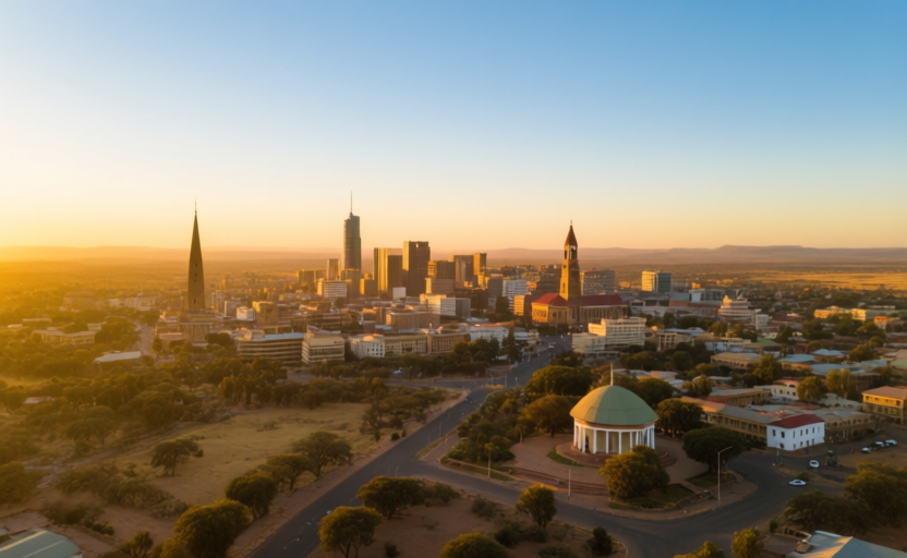 Windhoek, Namibia skyline