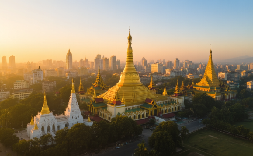 Yangon, Myanmar skyline
