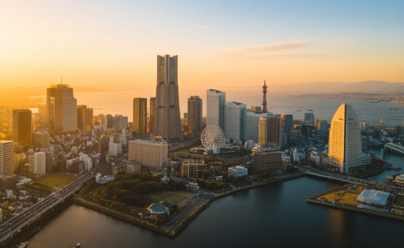 Yokohama, Japan skyline